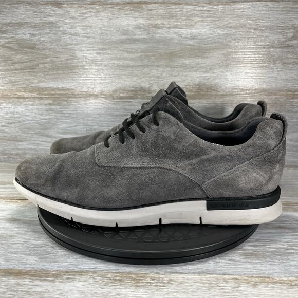 Cole Haan Men's Grand Horizon Oxford II Suede Gray Sneakers Size 13 - Picture 1 of 11